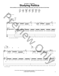 Studying Politics Guitar and Fretted sheet music cover